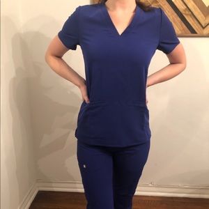 FIGS scrubs XS Royal Blue NWT!
